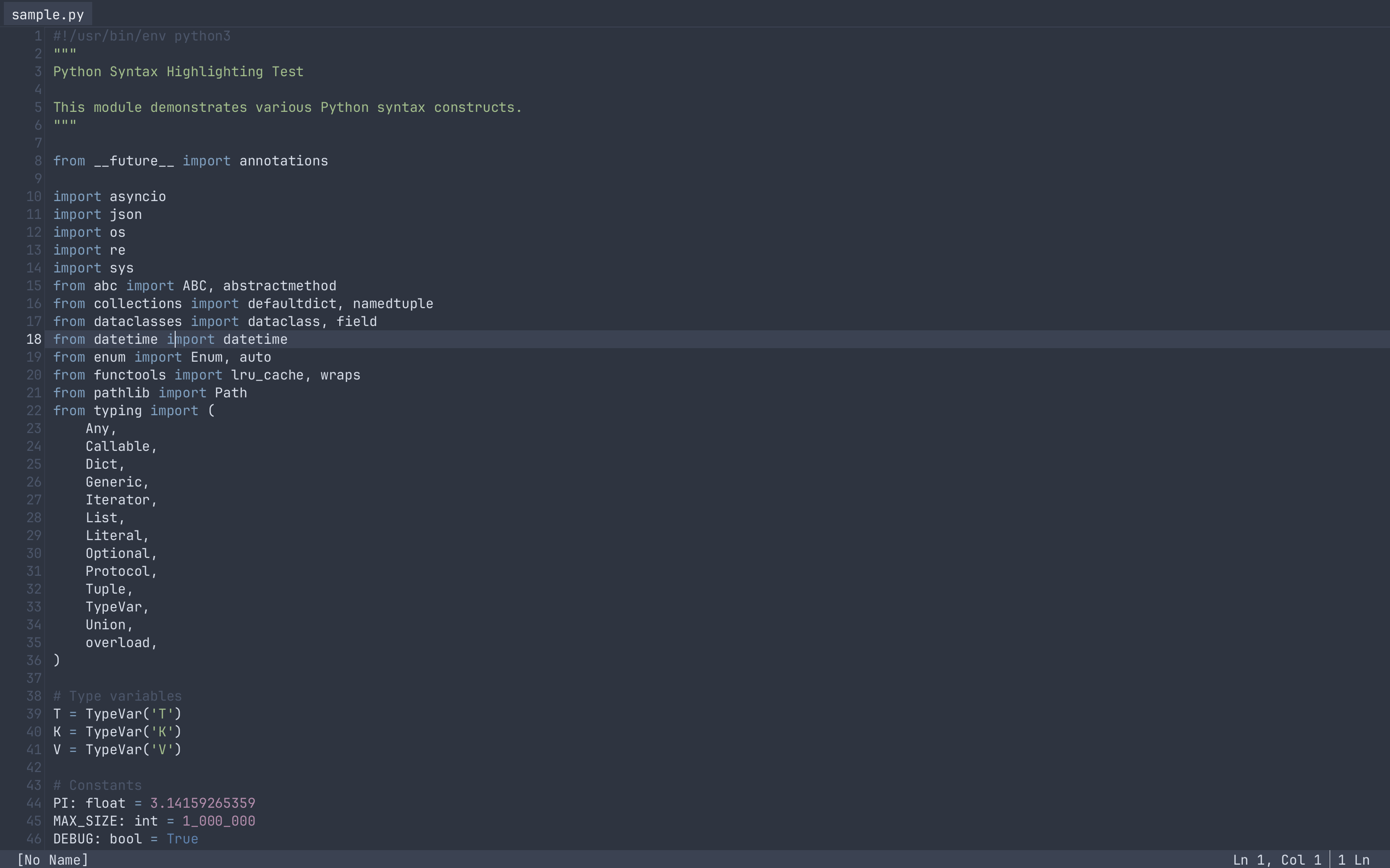 Nord Theme — Python