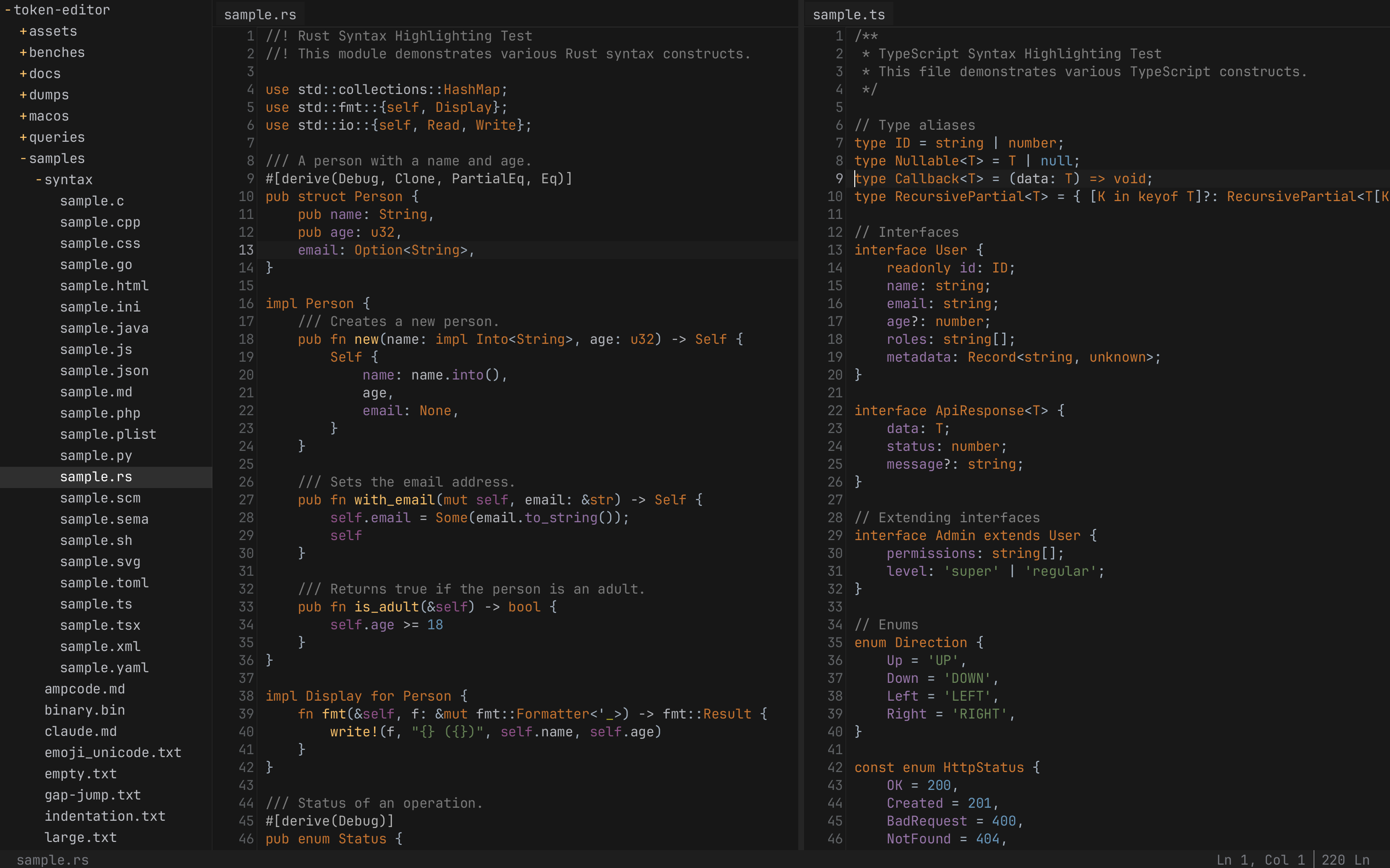 Sidebar + Split Views