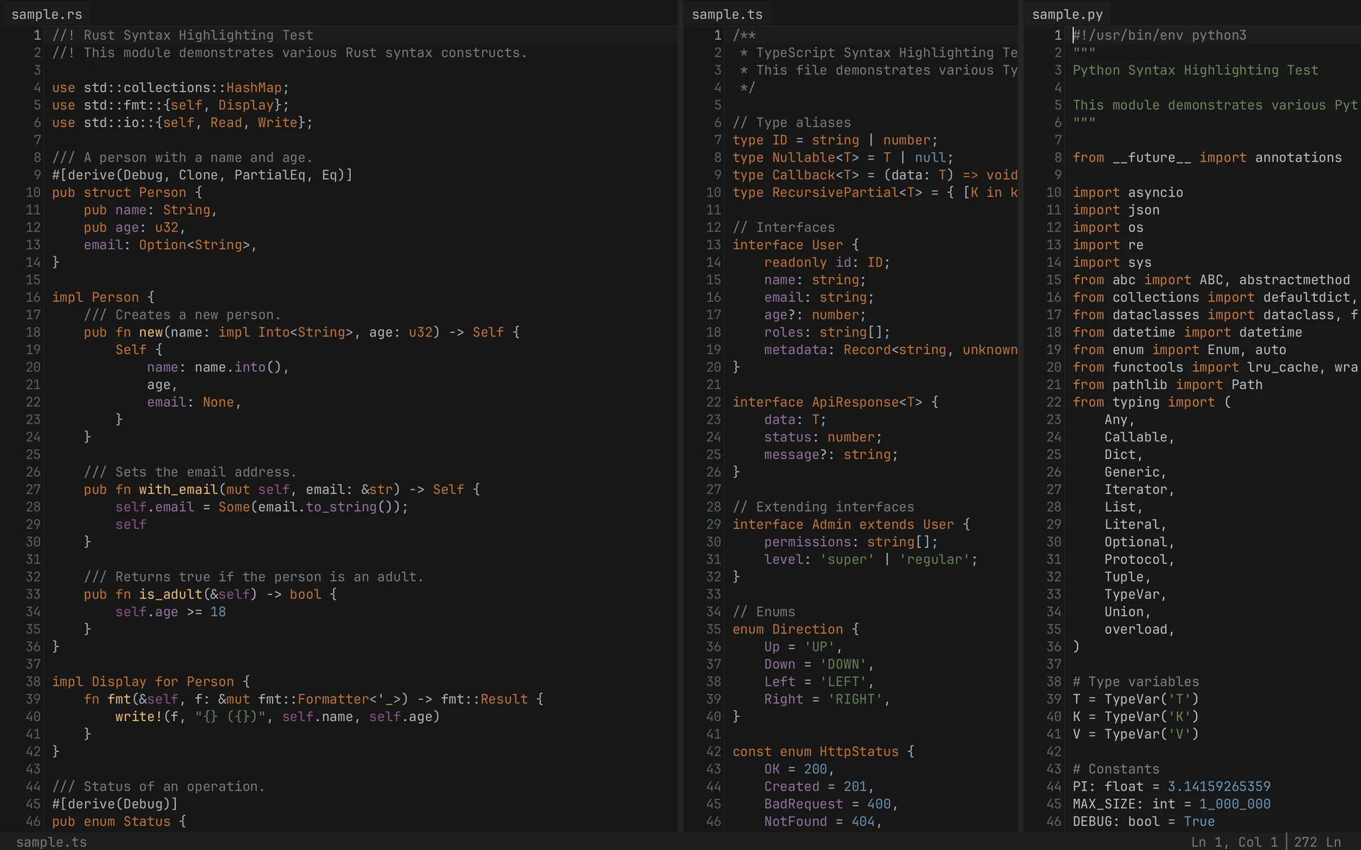 Token editor screenshot